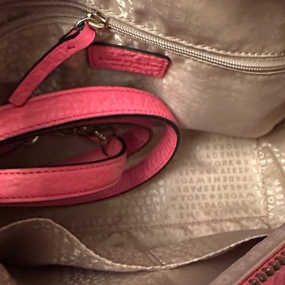 NWOT Kate Spade Coral Satchel with Perforated Design - Picture 13 of 13